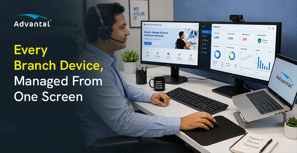 Reducing IT Support Visits Across Bank Branches with Remote Device Management